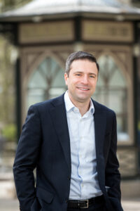 Dr. Angelo Rannazzisi stands outside.