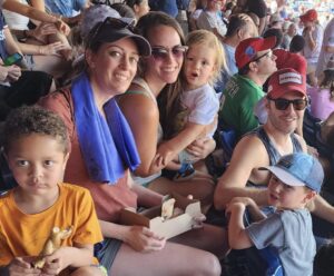 Rittenhouse Psychiatric Associates team members enjoy a Phillies game.