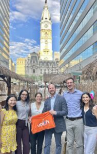 Image of Rittenhouse Psychiatric Associates team standing in front of Temple University.